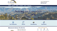 Desktop Screenshot of calvarytaxservice.com